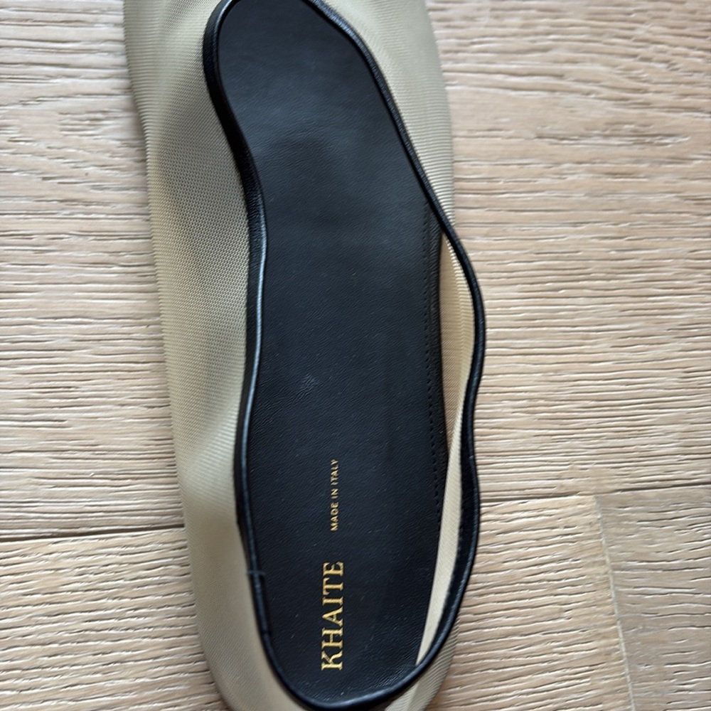 EUC Khaite Marcy Flat in Beige Mesh Sz 41 - Picture 10 of 11
